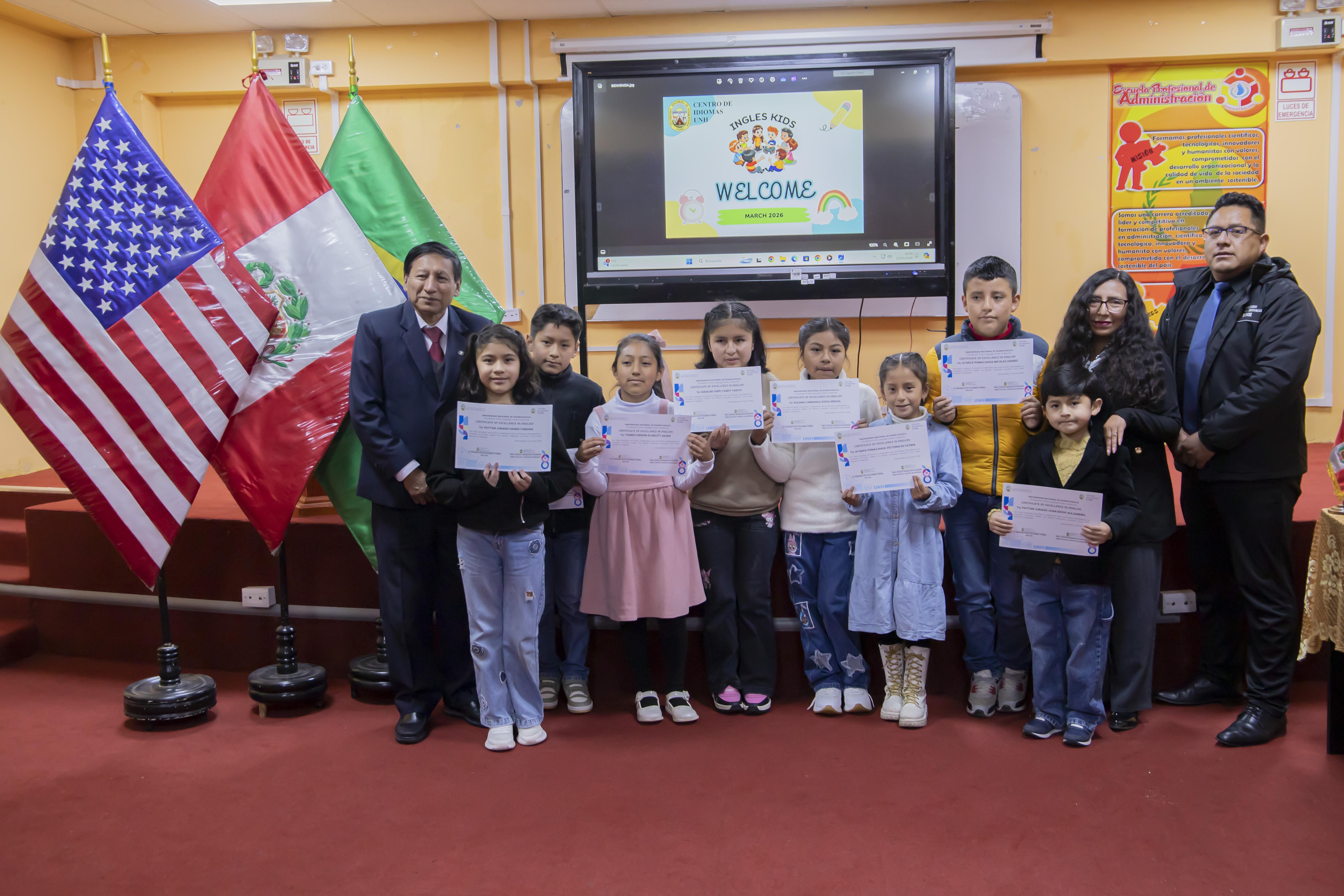 CEREMONIA DE CLAUSURA DEL CICLO VACACIONAL "INGLÉS KIDS RECREATIVO" 2026